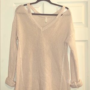 Wishlist Cold Shoulder Sweater